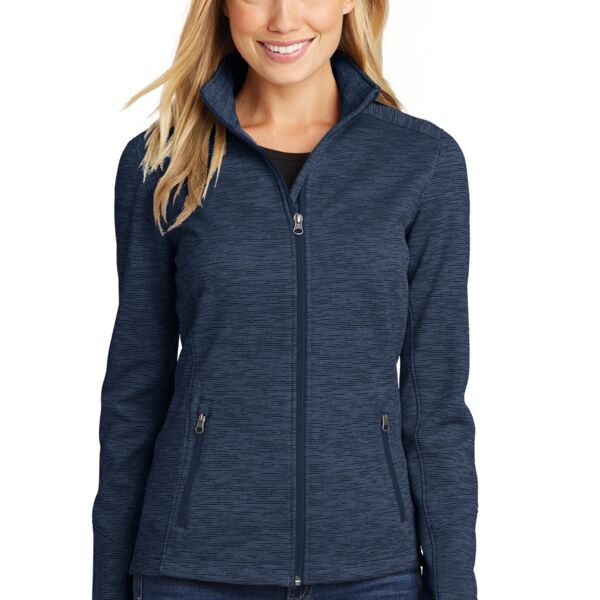 Women's Digi Stripe Fleece Jacket Thumbnail