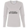 Heavy Cotton Women's "Budget" Long Sleeve T-Shirt Thumbnail