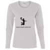 Heavy Cotton Women's "Budget" Long Sleeve T-Shirt Thumbnail