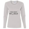 Heavy Cotton Women's "Budget" Long Sleeve T-Shirt Thumbnail